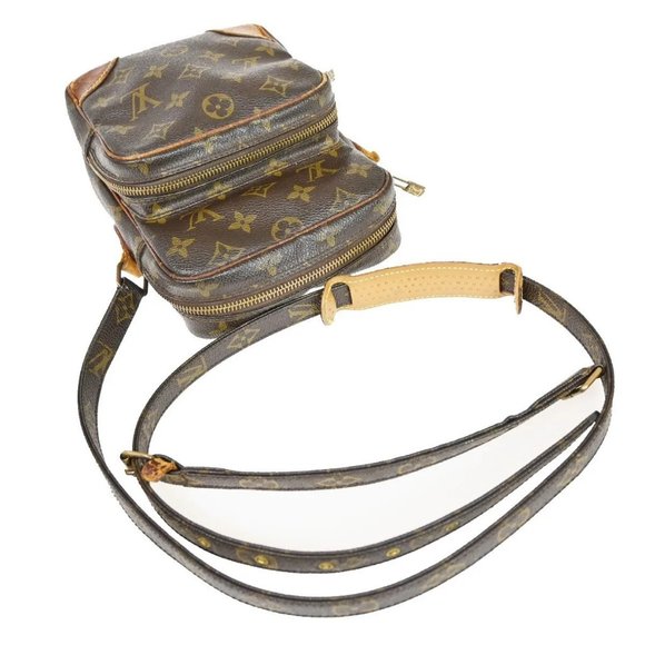 Auth LOUIS VUITTON Amazon Crossbody Shoulder Bag Monogram Leather - Picture 13 of 16